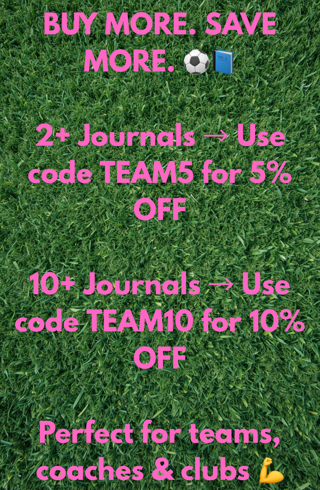 PLAYLIKEHER – WIRE-O Edition Football Journal For Girls | Girls Complete Season Football Journal | FREE Delivery